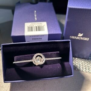 Swarovski Silver and Crystal Circle Bracelet